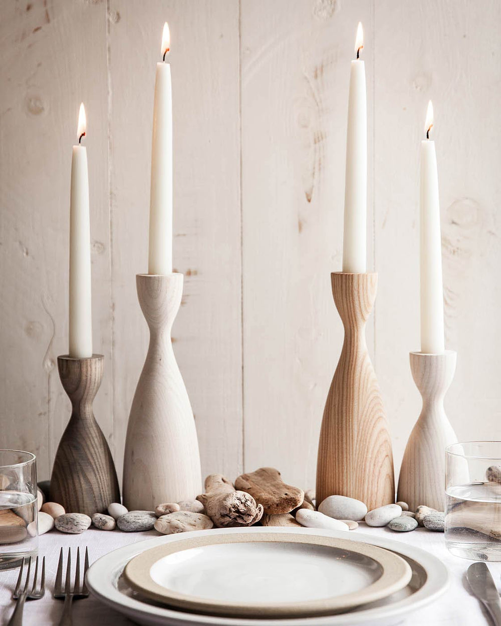 Taper Candles - White