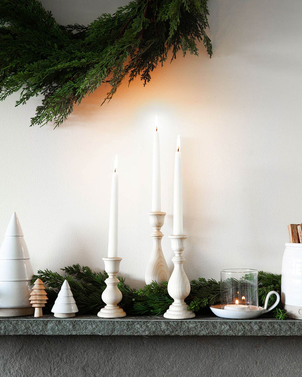 Taper Candles - White