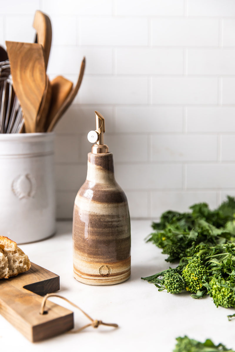 Marbled Stone Oil Bottle