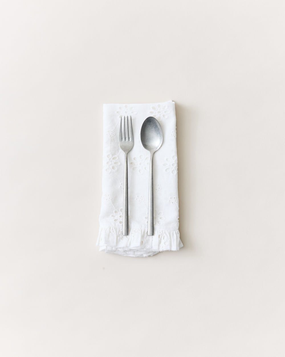 Cottage Eyelet Napkins - White