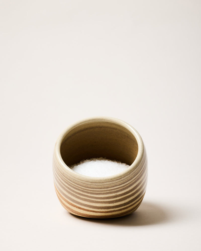 Marbled Stone Salt Cellar