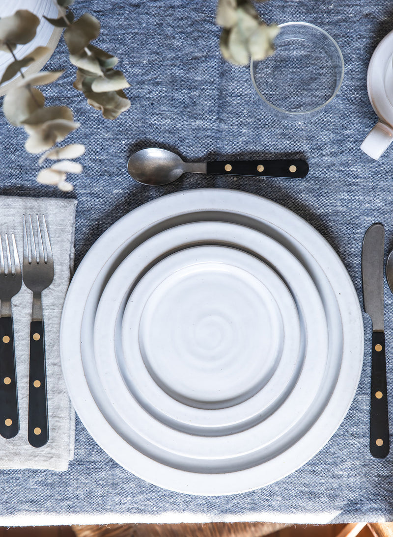 Silo Dinnerware Place Setting - White