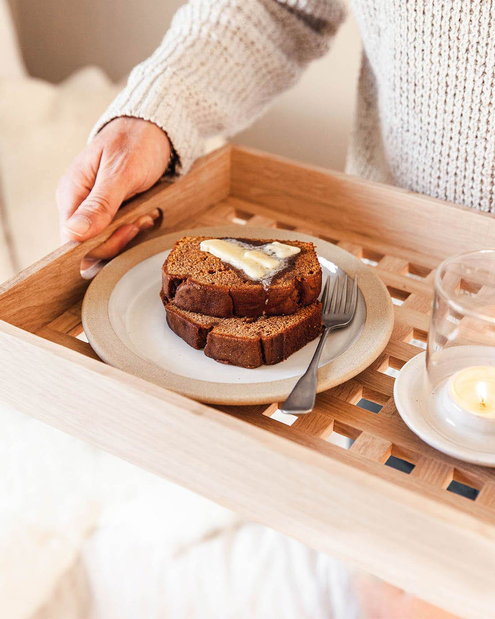 Wooden Lattice Tray