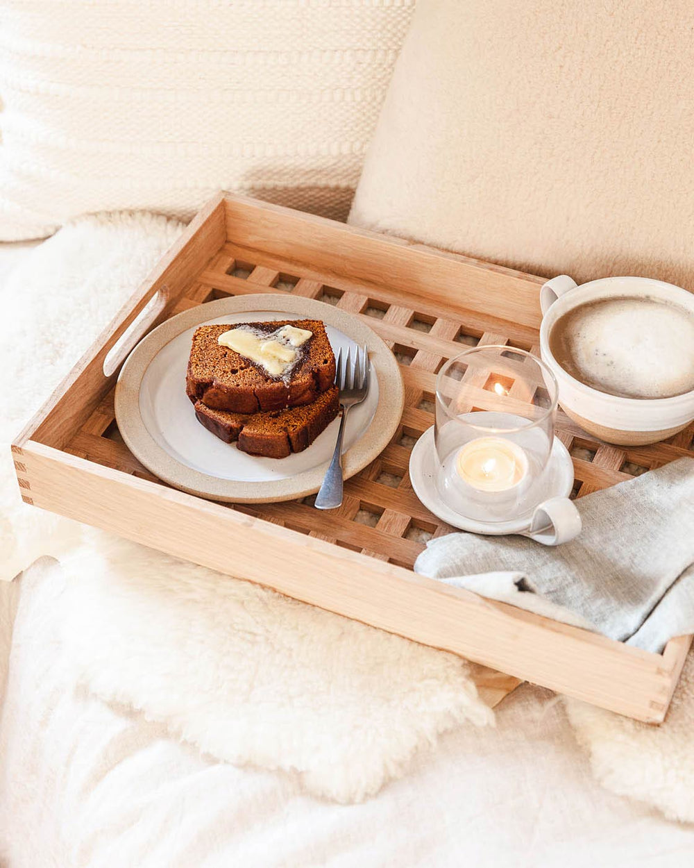 Wooden Lattice Tray