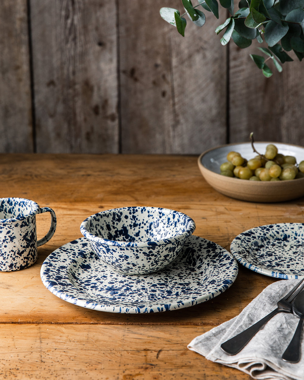 Spatter Enamelware Mug
