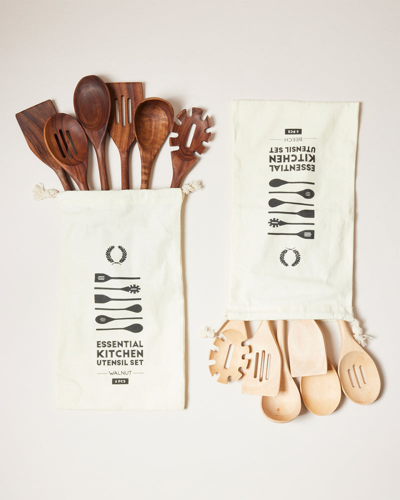 Essential Kitchen Utensils - Set of 6
