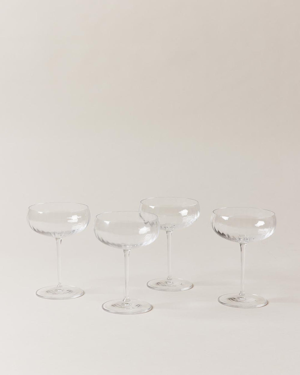 Elegant Coupe Champagne Glass - Set of 4